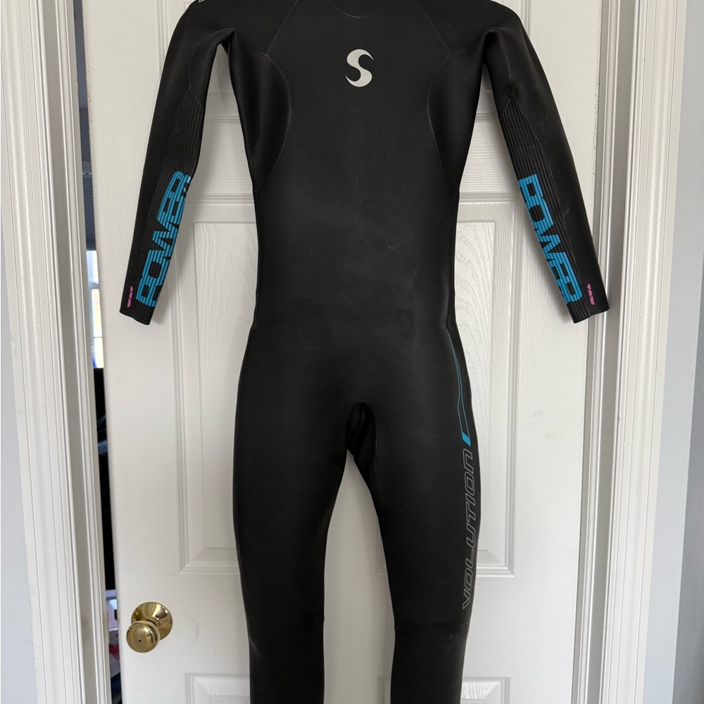 Women's Black Full-Length Wetsuit - size P3